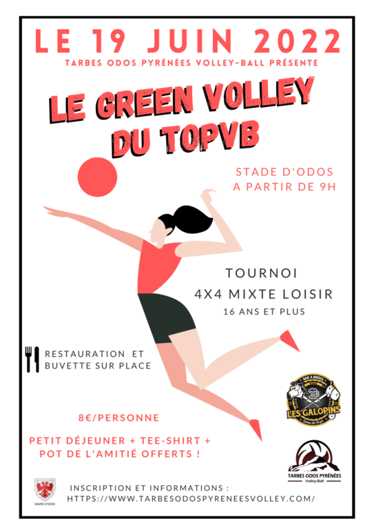 Le green volley du TOPVB