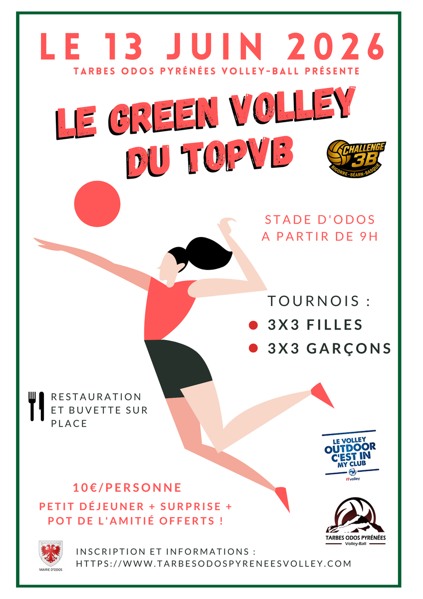 LE GREEN VOLLEY DU TOPVB - 5ème édition