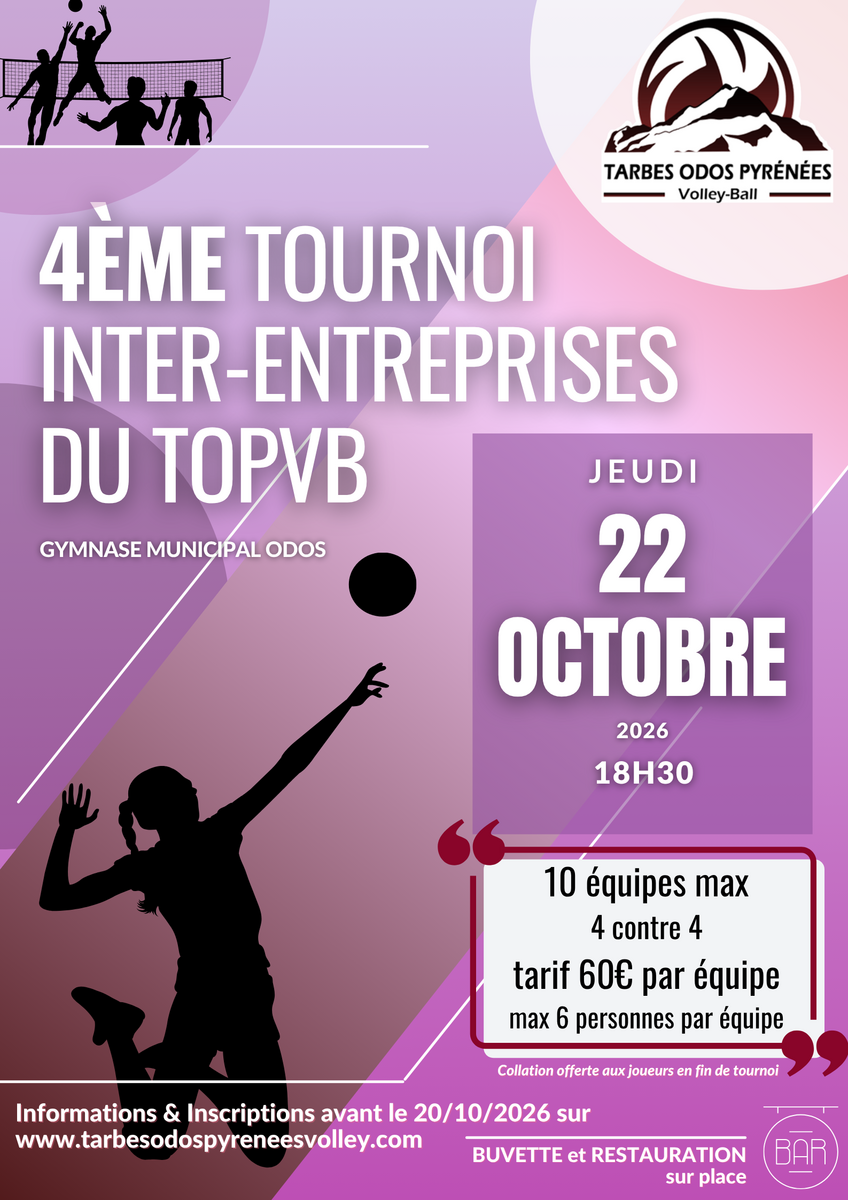 4ème Tournoi Inter-entreprises du TOPVB