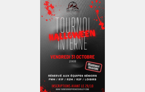 Tournoi interne HALLOWEEN