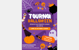 Tournoi interne LOISIRS Halloween